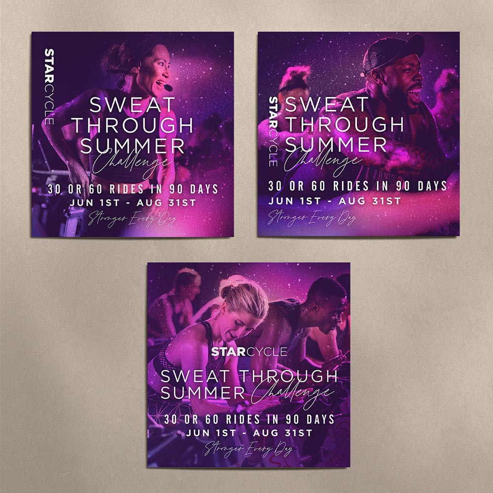 SC Sweat Through Summer Social Posts